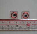 NFC RFID card ISO14443A 13.56MHz transparent coins RFID tag -6 