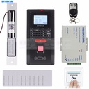 DIYSECUR Full Complete Fingerprint And Id Card Door Access Control System +Drop Bolt Lock + Remote C
