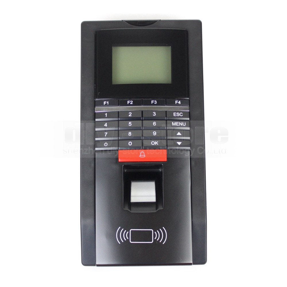 DIYSECUR Full Complete LCD Fingerprint And Id Card Reader Password Keypad Door Access Control System