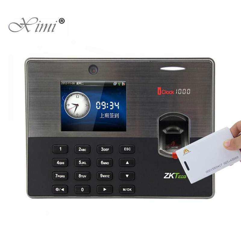 ZK iclock1000 Fingerprint Time Attendance Card Time Recorder ZKteco Fingerprint Door Access Control 