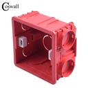 Coswall Patented Design Wall Internal Mounting Box Back Cassette 86*83*50mm for 86mm*86mm 