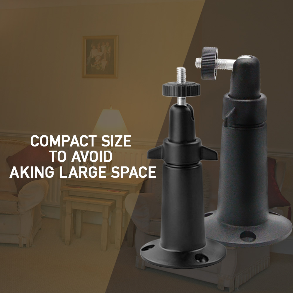 ET Security Camera Bracket for Arlo/Arlo Pro Adjustable Metal Gimbal Holder Wall Table Ceiling Mount
