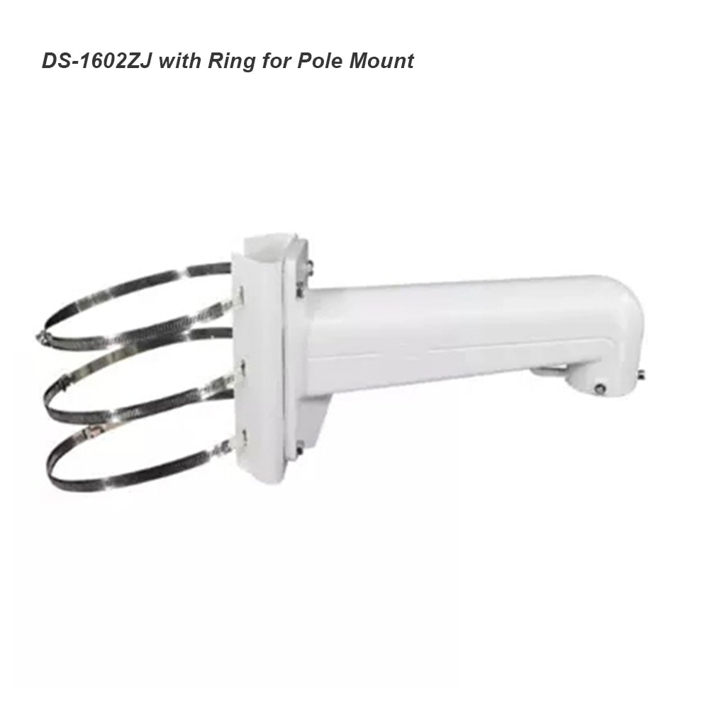 CCTV Security DS-1602ZJ Aluminum Alloy Pole Mount Bracket for HIKVISION PTZ Camera With Ring