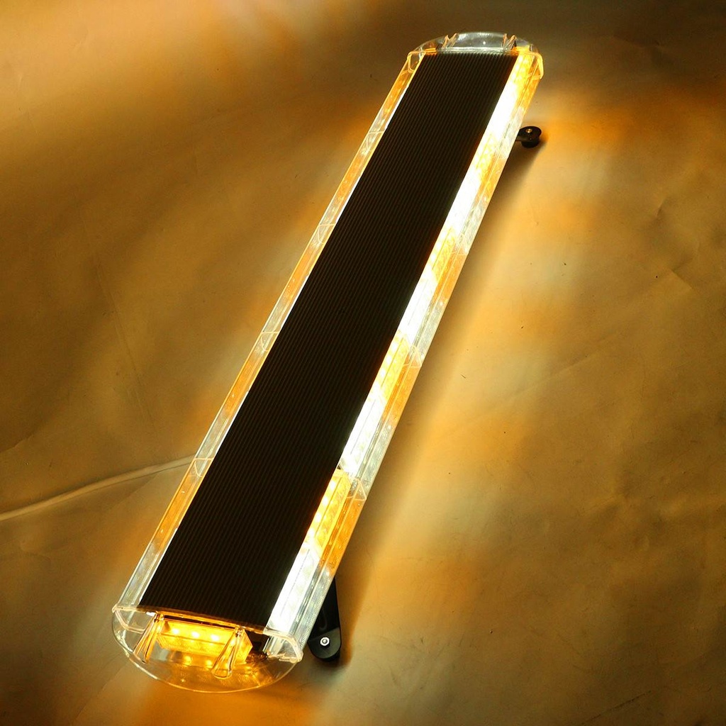 47inch 88W Car LED Flash Emergency Beacon Light 88LED Response Strobe  Light Amber/White For Car Tru