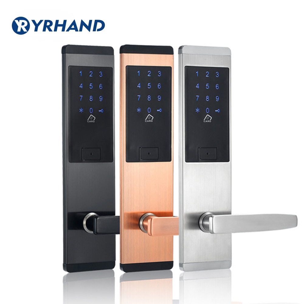 Security Electronic Digtial Lock, Keyless digital Safe Lock Door Smart Card Keypad Password Pin Code
