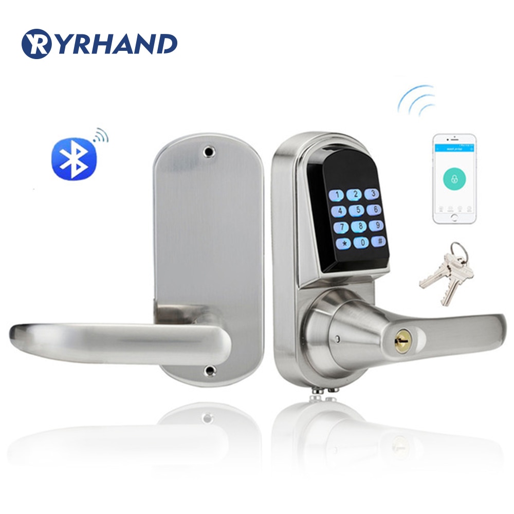 Keyless Bluetooth Digital Door Lock Mini Electronic Keypad Smart Door Lock control door lock wireles