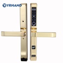 Broken Bridge Aluminium Intelligent Fingerprint Lock for Fly Screen Door Aluminum Alloy Framed Glass