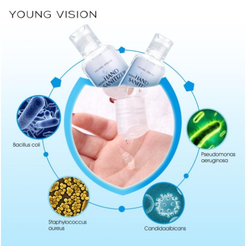 55ml Travel Portable Hand Sanitizer Gel Anti-Bacteria Moisturizing Liquid Disposable No Clean Waterless Antibacterial Hand Gel