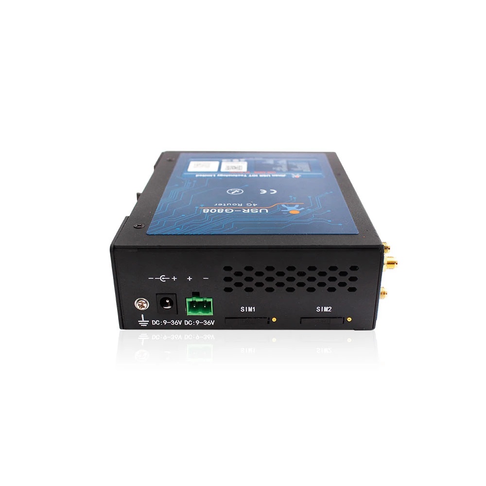 Industrial 4G Multi Cellular Router Dual SIM LTE Card Slot Secure Wireless Connectivity Router DIN-Rail Install for M2M IoT APP