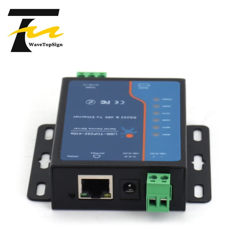 USR IOT USR-TCP232-410s ModBus RTU Converters support DNS DHCP RS232 RS485 SERIAL TO ETHERNET TCP/IP MODULE
