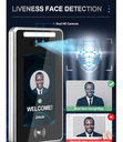 Control Attendance System Biometric Recording Face Recongition Moving 7 Inches Facial Recognition Office Management Device