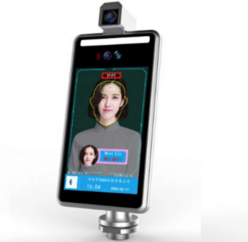 Plastic Case Face Recognition Access Control Terminal 5 Inches Wg Access Control Camera System