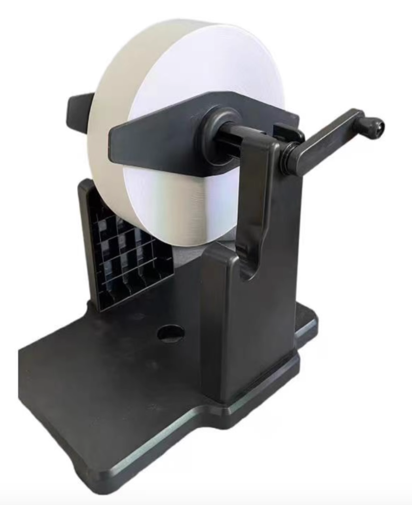 Barcode paper holder Printer external large paper roll rack Automatic rotator Universal label holder