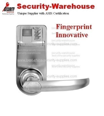 [ADEL3398] Adel 3398 Biometric Fingerprint + PIN Keyless Lock for Single Door Handle Silver