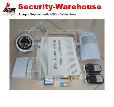 [1017294550] 3 Band GSM Wireless Burglar Alarm CMOS Camera Mobile GPRS MMS