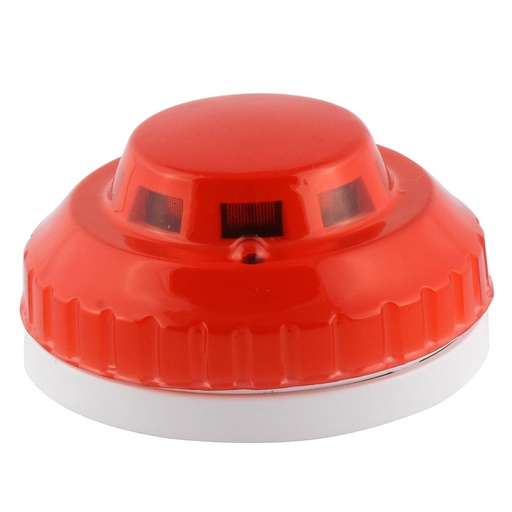 [1072479271] wired photoelectronic smoke detector w internal stainless steel shield ceiling mount for home & fire alarm