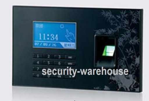 [1089825549] Fingerprint Attendance w SD Card & Blue large LCD screen 128 * 64 USB Keypad