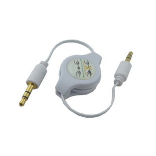 [1304198111] On-board vehicle 3.5 inches mm auxiliary assist MP3 audio cable to connect white line