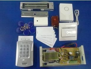 [1017168193] RFID & Password Access Control Full Kit-180Kg EM Lock Wireless Remote Open Door Bell