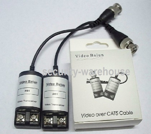 [1150583575] 300 m Passive twisted pair Video Balun CCTV Passive Video Balun 201 series belt extension cord for loading