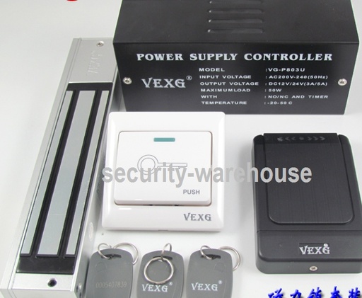 [1280188630] Electro-Magnetic lock Kit 180KG RFID 125 Khz Card Only Card Reader + Key