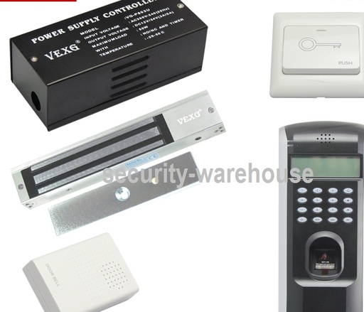 [1291902873] Fingerprint access control fingerprint attendance Kit access parcel in magnetic lock Kit bag