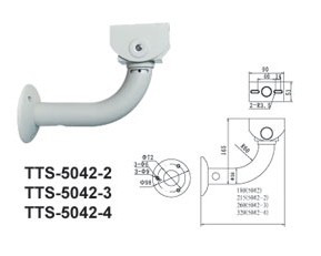 [1463113410] Head guard bracket Series PTS-5042 surveillance camera accessories aluminum wall bracket
