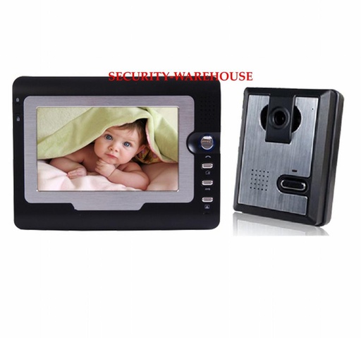 [1763692029] Hot 7 inches visual intercom doorbell visible interphone suit a household color visual one