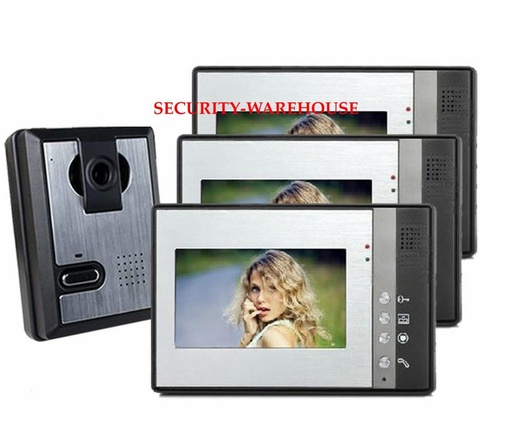 [1763770029] Blunt drill price 7 inches cable visible interphone bellhousehold color visualnight vision waterproof a pair three