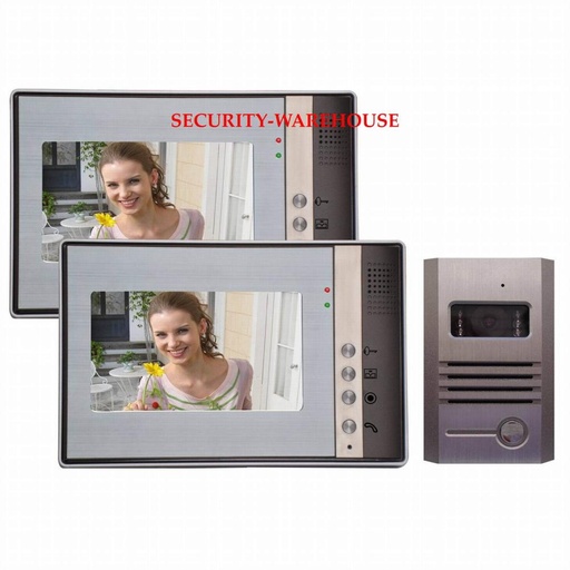 [1763773747] Dutch auction villa type yituo two household color visual 7 inch video intercom doorbell +night vision