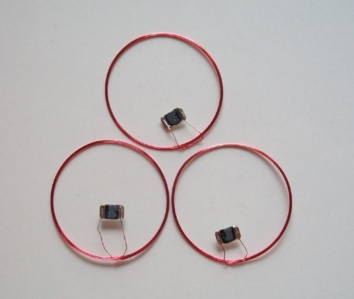 [1984383582] 39MM diameter welded coil 13.56Mhz ISO14443A chip IC electronic tag welding material