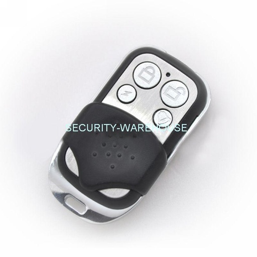 [2020601594] Fixed code garage door remote control universal clone copier for backup 4 button metal style +cover 433MHz 315 MHz