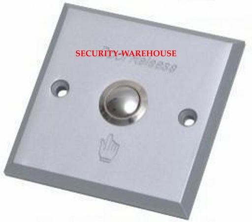 [2021949879] Aluminum square out switch exit button 86x86 Plain +Finger Logo