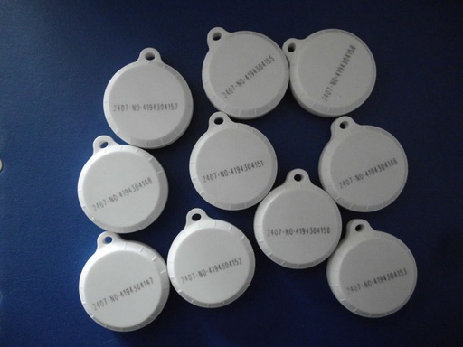 [KL2704C] NEW RFID Active Tag 2.4G Long Range Key Ring Type Built-in Battery Rugged Waterproof