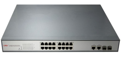 [POE31016PF] 16 POE Ports+2GE/GF Uplink Switch