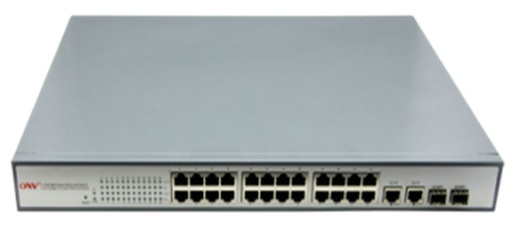 [POE31024PF-at] 24 POE Ports+2GE/GF Uplink Switch