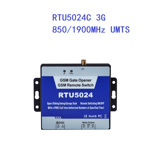 [RTU50243] GSM 3G WCDMA wireless control Gate door Opener Access control Free Call Remote Control By Phone APP Remote monitoring