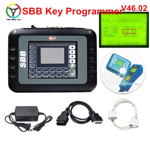 [SBB46] No Tokens Limited SBB V46.02 Auto Key Programmmer Slica SBB Key Transponder as CK V46.02 Better Than