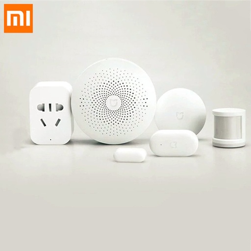 [32850825760] Xiaomi Mijia 5 pcs/Set Smart Home Kit Gift Box Pack Gateway, Body Sensor, Door & Window Sensor, Smar