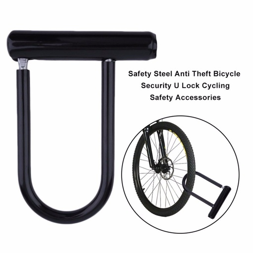[32840426698] Universal  Bicycle Steel Anti Theft Bicycle Perfect Security U Lock Cycling Safety Acces