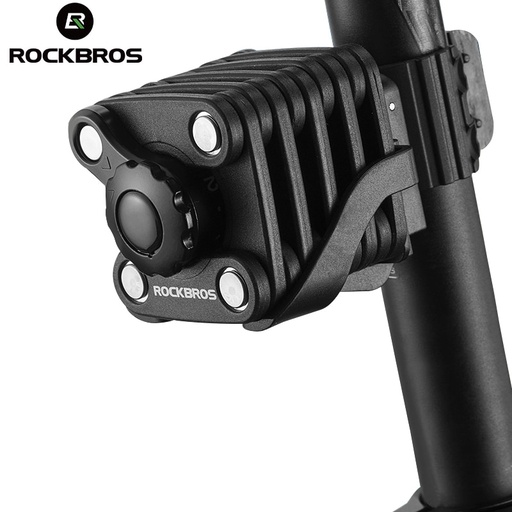 [32822790483] ROCKBROS National Patent Award Bike Bicycle High Security Drill Resistant Lock Password Key Theft 