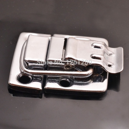 [32565031716] metal hasp 6435 alloy air box lock hardware box clasp tool box buckle Luggage accessor