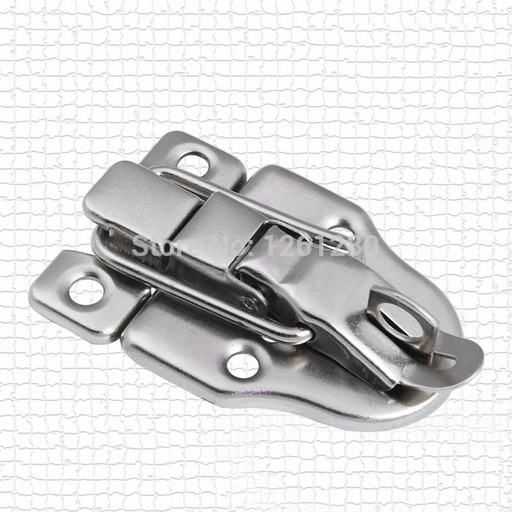 [2045039205] free shipping 5 pieces metal hasp Occitan box toolbox lock trunk lock air box clasp buckle iron hasp
