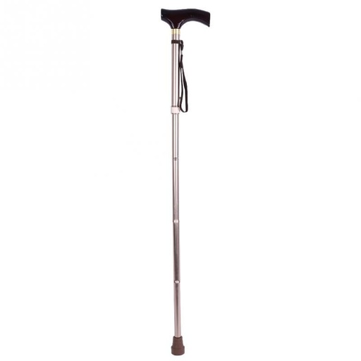 [32962029634] Wooden Handle Foldable Elderly Safety Walking Stick Guide Blind Cane Crutch Bronze