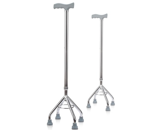 [32965680465] Safety non-slip Crutch Four feet walking stick Old Man walking aid Scalable Regulation Aluminum Allo