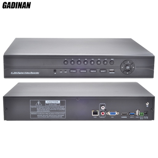 [32781597873] GADINAN FULL HD CCTV NVR 32CH 1080P ONVIF HI3535 Surveillance Recorder 16CH 4MP NVR Motion Detect FT