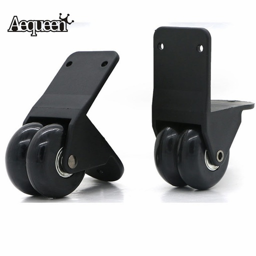 [32910589801] 1 Pair Travel Luggage Wheels Bag Accessories Replacement External Suitcase Wheel Repair Travel Troll