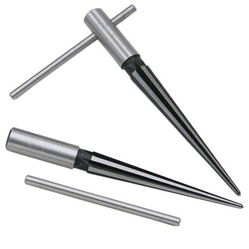 [32835916846] Hot!3-13mm Bridge Pin Hole Handheld Reamer T-Shaped Steel Handle Tapered 6 Fluted Chamfer Reaming 