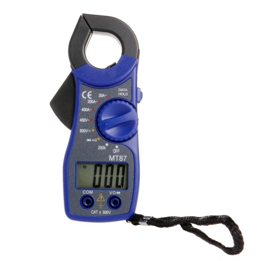 [32786701431] Digital Clamp Multimeter Ohmmeter Volt Tester LCD Meter AC DC Voltmeter Ammeter W329