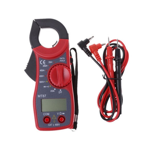 [32786625767] Digital Clamp Multimeter AC DC Voltmeter Ammeter LCD Ohmmeter Volt Tester Meter W329